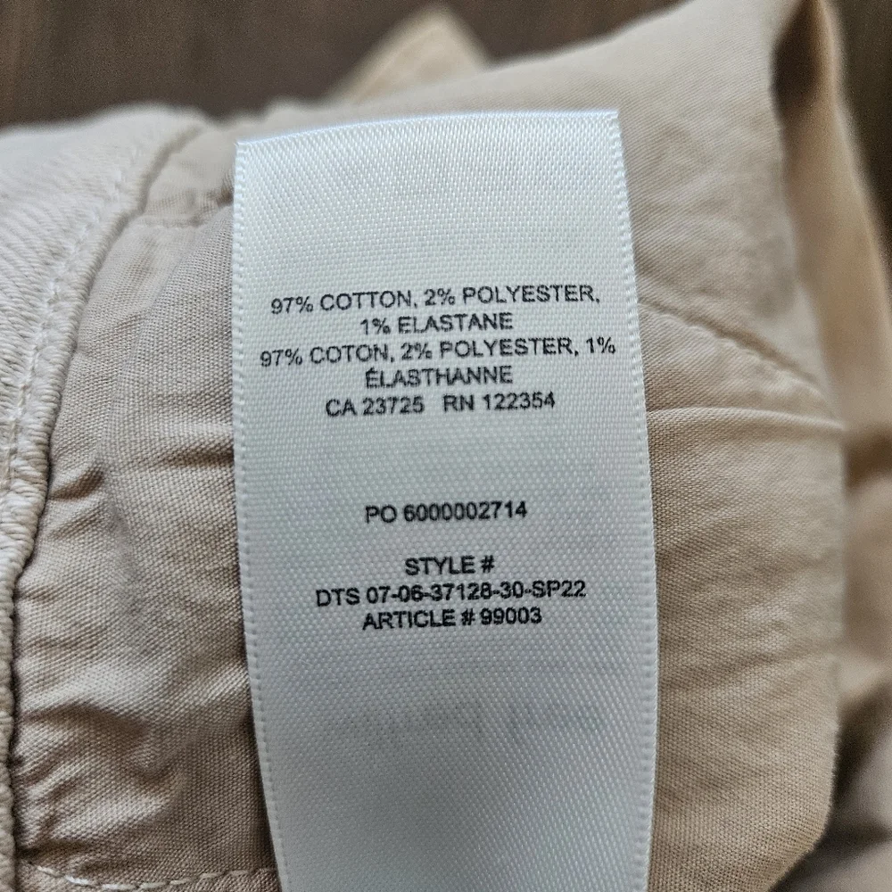 Aritzia Wilfred Free High-Waisted Twill Modern Cargo Pant Birch Size 4 - Picture 9 of 10